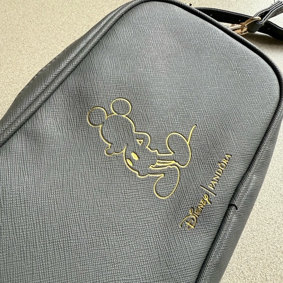 Pandora Handbags - Pandora x Disney Grey Crossbody Bag with Gold Accents 🛍️Like New🛍️
